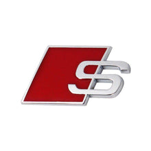 Load image into Gallery viewer, S3 S4 S5 S6 S8 Car Trunk Emblem Audi Silver , Metal