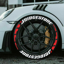 Load image into Gallery viewer, Bridgestone Letters Wheels Rim Stickers