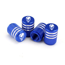 Load image into Gallery viewer, 4pcs Grin Jaw Skull Logo Tire Valve Caps