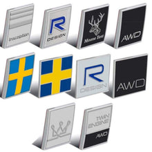 Load image into Gallery viewer, R Design AWD Sweden Flag Deer Trunk Emblem Sticker for Volvo