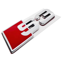 Load image into Gallery viewer, S3 S4 S5 S6 S8 Car Trunk Emblem Audi Silver , Metal