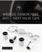 Load image into Gallery viewer, BSXMY Valve Caps with wrench keychain for Land Rover Range Rover