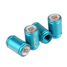 Load image into Gallery viewer, 4pcs Cadillac Motorsports Logo Tire Valve Caps