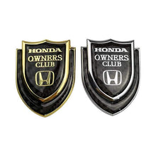 Load image into Gallery viewer, Honda Logo Owners Club Shield Emblem Sticker