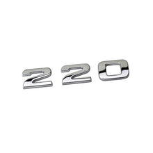 Load image into Gallery viewer, TURBO 210/220 Emblem Sticker for Honda - Turbo - Silver+Blue