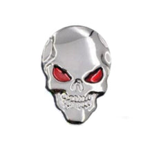 Load image into Gallery viewer, Skull Metal Emblem Sticker