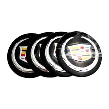 Load image into Gallery viewer, 4pcs 56mm / 65mm Cadillac Logo Wheel Center Hub Stickers
