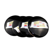 Load image into Gallery viewer, 4pcs 56mm / 65mm Cadillac Logo Wheel Center Hub Stickers