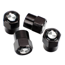 Load image into Gallery viewer, 4pcs BMW Black&amp;White Logo Tire Valve Caps
