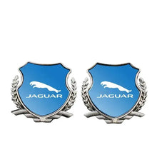 Load image into Gallery viewer, 2pcs Jaguar Metal Shield Emblem
