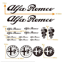 Load image into Gallery viewer, 18pcs Alfa Romeo Vinyl Decals Stickers
