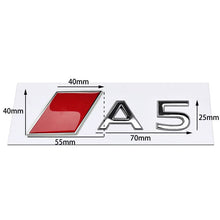 Load image into Gallery viewer, Audi Trunk Emblem Metal - Silver
