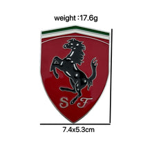 Load image into Gallery viewer, Ferrari Logo Emblem - 3.7x2.7cm, 7.4x5.3cm.
