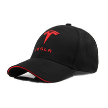 Load image into Gallery viewer, Tesla Logo Baseball Cap Hat - Embroidered logo
