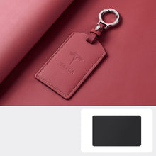 Load image into Gallery viewer, Tesla Card Holder Keychain- Variety of Colors
