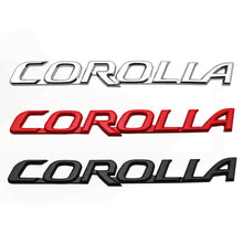 Load image into Gallery viewer, Toyota Corolla Letters Emblem
