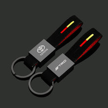 Load image into Gallery viewer, Toyota / TRD Logo Leather Keychain
