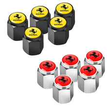 Load image into Gallery viewer, 5pcs Ferrari Logo Tire Valve Caps
