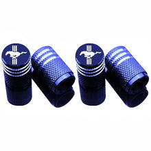 Load image into Gallery viewer, 4pcs Mustang Logo Tire Valve Stem Caps
