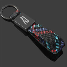 Load image into Gallery viewer, Volkswagen / Rline Logo Braided Keychain
