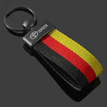 Load image into Gallery viewer, Volkswagen Logo Germany Flag Keychain

