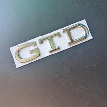 Load image into Gallery viewer, GTD Car Trunk Emblem for Volkswagen

