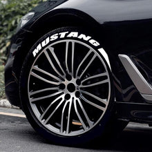 Load image into Gallery viewer, 8pcs Mustang Letter Wheels Tire Stickers
