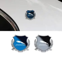 Load image into Gallery viewer, 2pcs Jaguar Metal Shield Emblem

