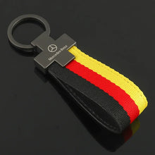 Load image into Gallery viewer, Mercedes-Benz / AMG Logo Germany Flag Keychain
