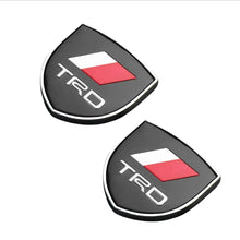 Load image into Gallery viewer, 2pcs Toyota TRD Racing Development Shield Emblems
