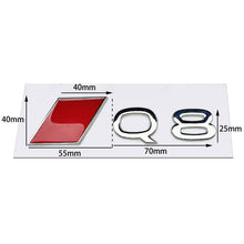 Load image into Gallery viewer, Audi Trunk Emblem Metal - Silver
