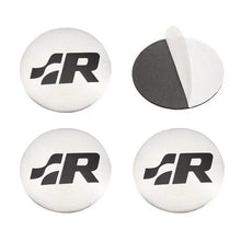 Load image into Gallery viewer, 4pcs Volkswagen R Wheel Center Stickers - 56mm

