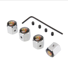 Load image into Gallery viewer, 4pcs Porsche Logo Anti-theft Tire Valve Caps
