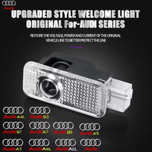 Load image into Gallery viewer, 2pcs Audi Wireless Car Door Led Laser Projector
