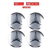 Load image into Gallery viewer, 56/60/65/75mm Mercedes-Benz Wheel Center Hub Aluminum Stickers
