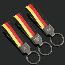 Load image into Gallery viewer, Volkswagen / R / R line Logo Germany Flag Keychain - 02

