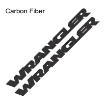 Load image into Gallery viewer, 2pcs Jeep Wrangler Hood Vinyl Stickers - 80x7.5cm
