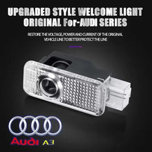 Load image into Gallery viewer, 2pcs Audi Wireless Car Door Led Laser Projector
