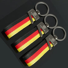 Load image into Gallery viewer, Volkswagen Logo Germany Flag Keychain
