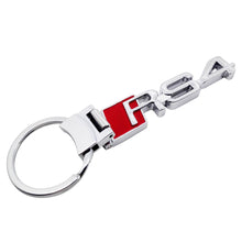 Load image into Gallery viewer, Audi RS4 Metal Logo Keychain
