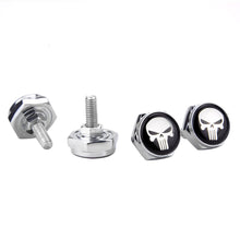 Load image into Gallery viewer, 4Pcs/Set License Plate Screws for Frame with Skull Punisher

