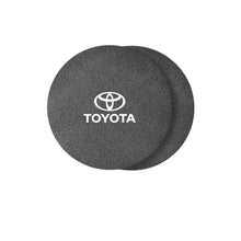 Load image into Gallery viewer, 2pcs Toyota Logo Suede Cup Coaster
