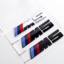 Load image into Gallery viewer, Silver and Glossy Black Emblem For BMW M Power-73 x 26 mm
