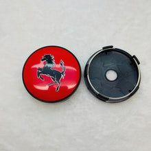 Load image into Gallery viewer, 4pcs 60mm Ferrari Wheel Hub Center Caps
