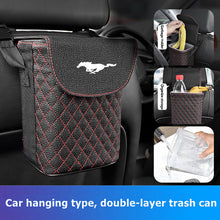 Load image into Gallery viewer, Ford Mustang Logo Storage Hanging Trash Box
