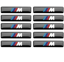 Load image into Gallery viewer, 10pcs BMW M Epoxy Emblem Stickers
