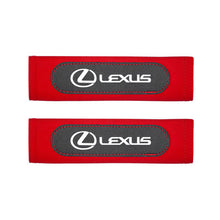 Load image into Gallery viewer, 2pcs Logo Lexus Seat Belt Pads
