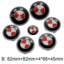 Load image into Gallery viewer, 7pcs Set Black BMW Logo Emblems
