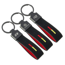 Load image into Gallery viewer, Volkswagen / Rline Logo Leather Keychain  -  A
