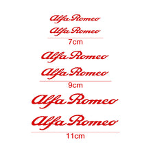 Load image into Gallery viewer, Set Alfa Romeo Wheel Brake Caliper Sticker
